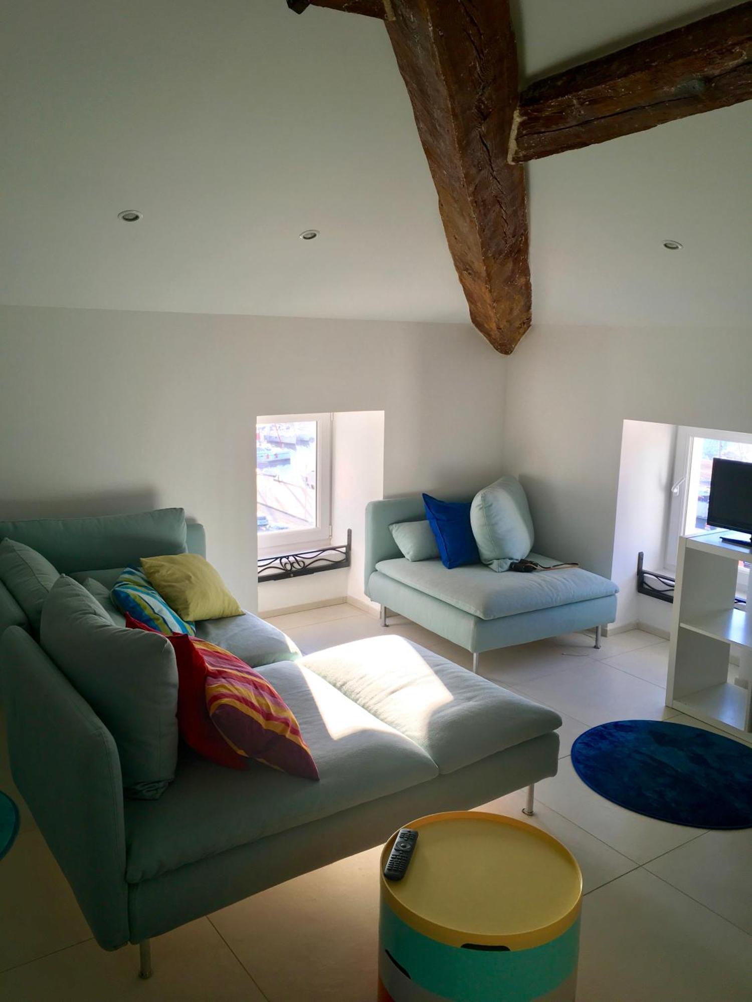 Grand appartement style loft bord de mer Propriano  Buitenkant foto